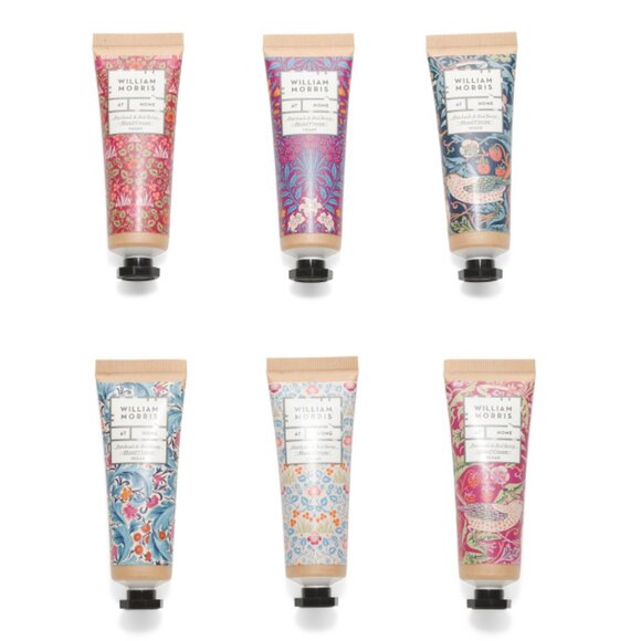 WILLIAM MORRIS multi 6pc Scented Hand Cream Library Boxed Gift Set - Picture 2 of 2